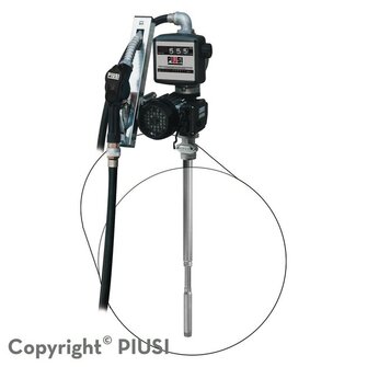 Tynnyripumppu 230 V PIUSI DRUM Panther 56, mittarilla