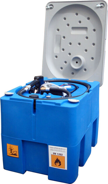 PROMEX Tech Tank 220L polyeteenisäiliö pumpulla, polttoöljy/diesel